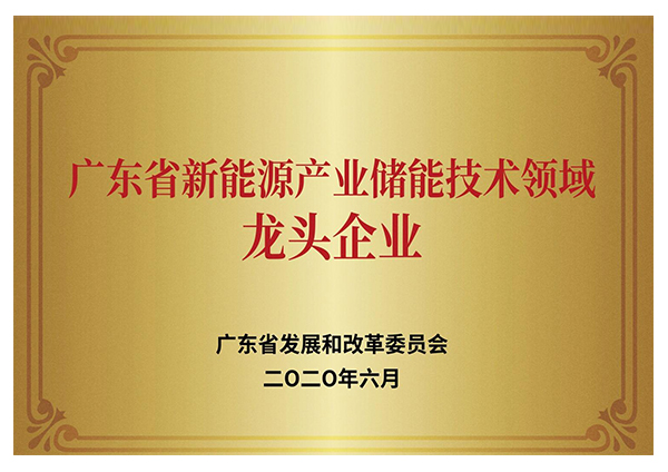 广东省新能源工业储能手艺领域龙头企业